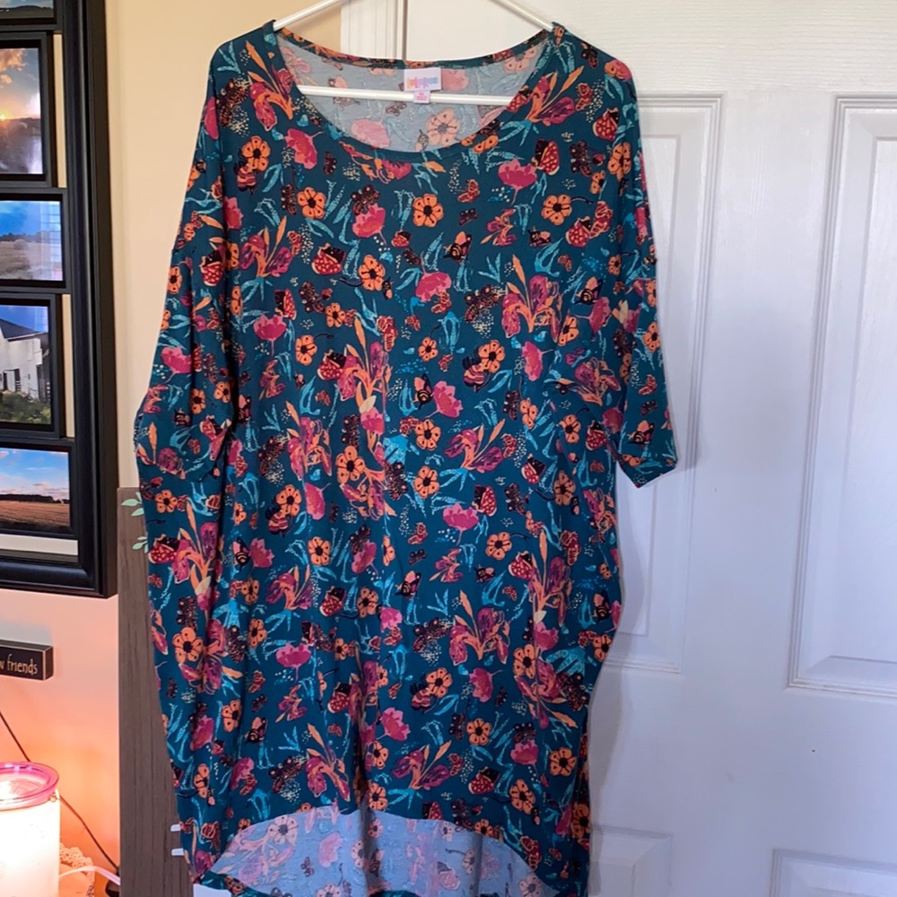 Xl green floral llr irma